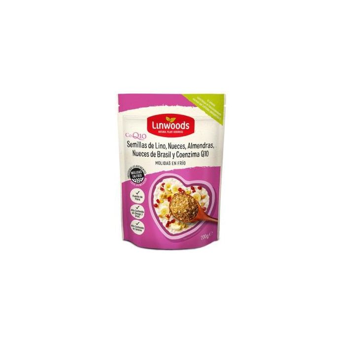 Semillas De Lino Con Nueces Almendras Q10 200Gr.