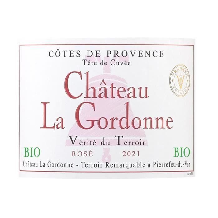 Château La Gordonne Vérité du Terroir 2021 Côtes de Provence - Vino rosado de Provenza - Ecológico 1