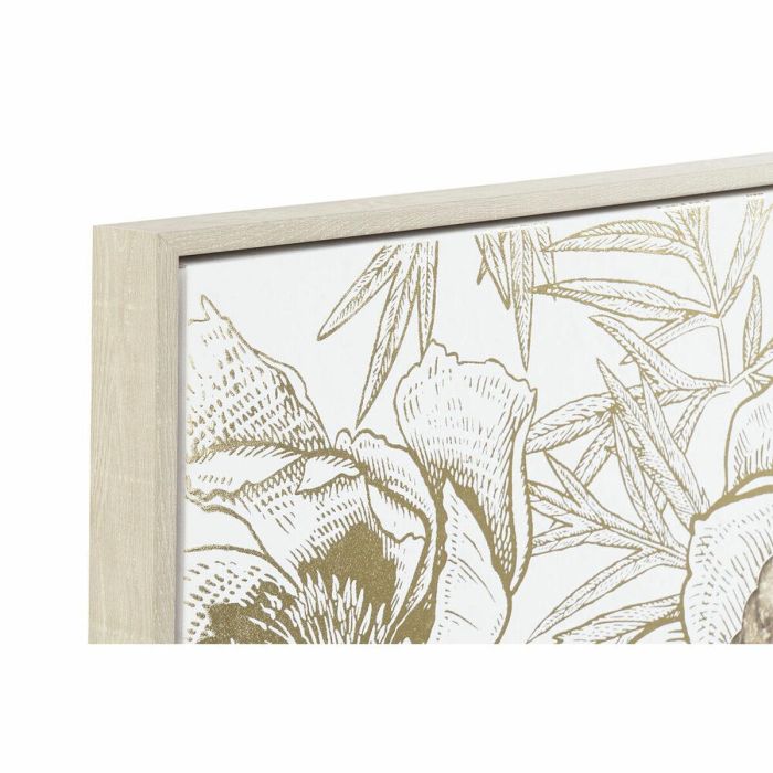 Cuadro Oriental DKD Home Decor Dorado Blanco 4.5 x 122.5 x 83 cm (2 Unidades) 1