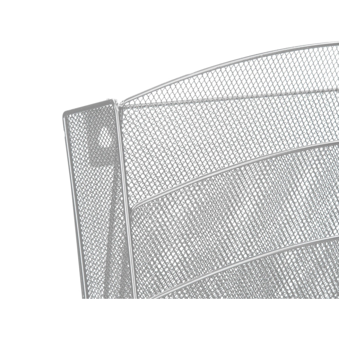 Q-connect Expositor Mural de Pared con 5 Bandejas DIN A4 Plateado Metalico 9,3x31,5x44 cm 2