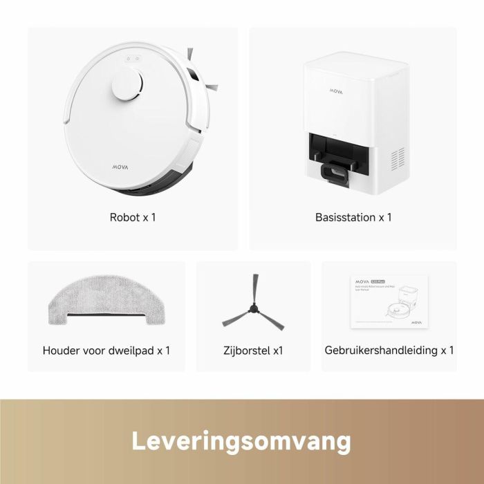 Mova Robot Aspirador E20 Plus con Vaciado Automático, Autovaciado 90 Días, 5000 Pa 1 Mova Robot Aspirador E20 Plus con Vaciado Automático, Autovaciado 90 Días, 5000 Pa 1