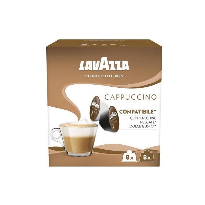 Cápsula Lavazza Cappuccino para cafeteras Dolce Gusto/ Caja de 16