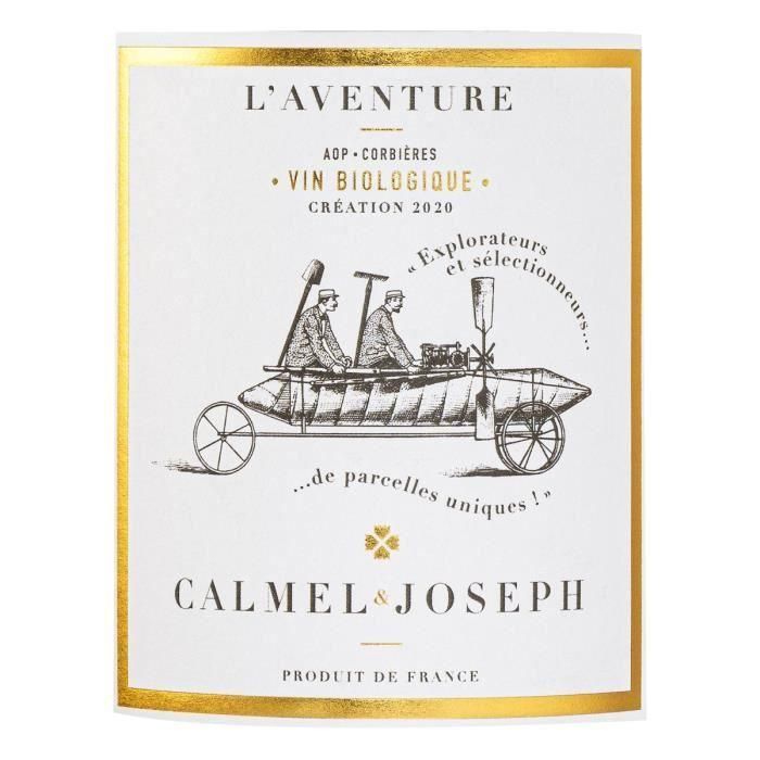 Calmel & Joseph Les Terroirs L'Aventure 2020 Corbieres - Vino tinto Languedoc - Ecológico 1