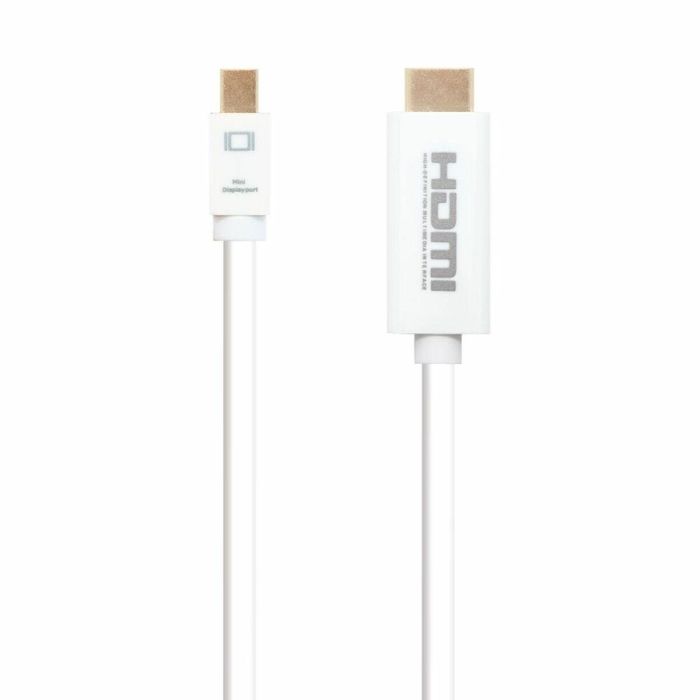 Adaptador Mini DisplayPort a HDMI NANOCABLE 10.15.4002 Blanco 2 m 1