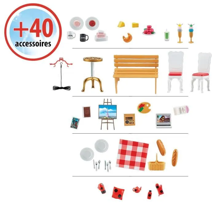 Miraculous Playset de Lujo Paris BAN3701405822958 Más de 1,20 m con Accesorios 2
