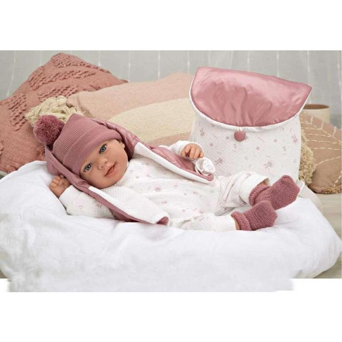 Muñeca elegance 45 cm adi rosa c/mochila (muñeco de peso) 1
