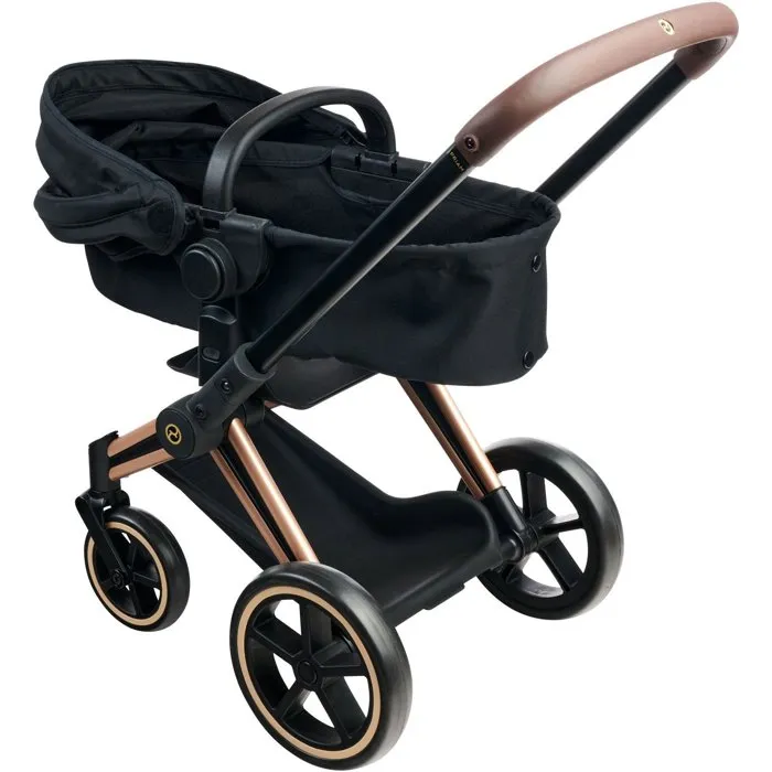 Corolle Cybex Priam Cochecito 3 en 1 para Muñecas de 36 a 42 cm - Gris - A partir de 3 años - REF: COR4062013142074