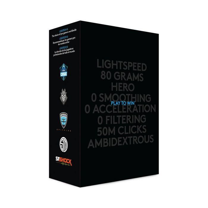 Logitech PRO Wireless Ratón Gaming Inalámbrico LIGHTSPEED para Esports, Sensor Óptico HERO, 1ms, Alto Rendimiento, Color Negro 19