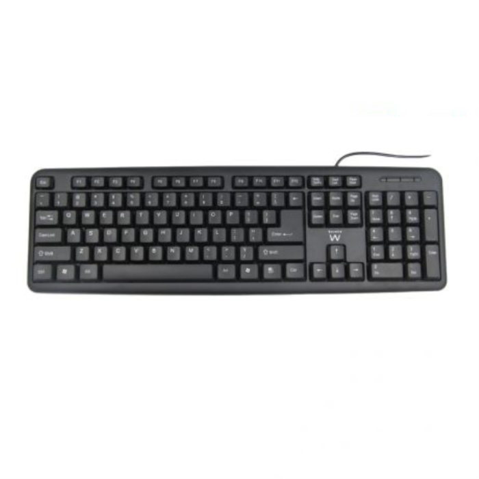 Ewent EW3112 teclado Oficina USB + PS/2 QWERTY Portugués Negro Ewent EW3112 teclado Oficina USB + PS/2 QWERTY Portugués Negro