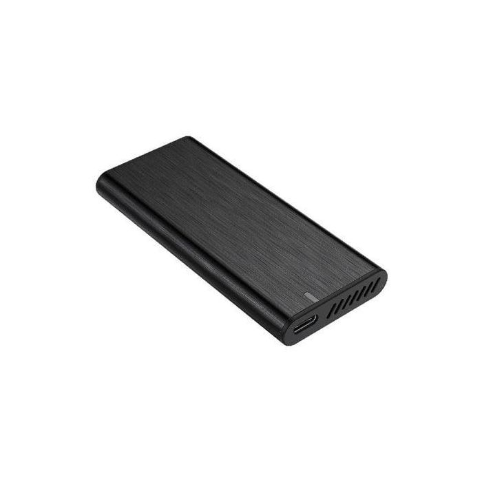 Aisens Caja Externa M.2 NVMe a USB 3.2 Gen2, Aluminio, Compatible con SSD M.2 NVMe (B+M/M), Hasta 10Gbps, 2242/2260/2280