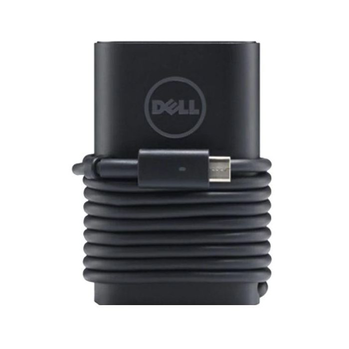 Dell Adaptador de Corriente AC 130W USB Tipo-C para Portátil, Ideal para Oficina o Viajes, Enchufe Europeo con Cable de 1m