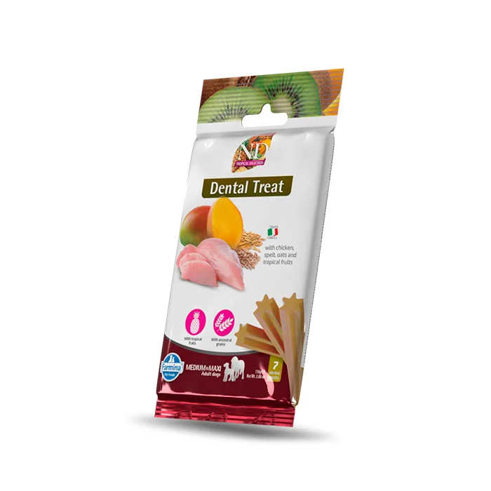 Farmina Treat Nd Tropical Selection Pollo Med-Max 15x110 gr Farmina Treat Nd Tropical Selection Pollo Med-Max 15x110 gr