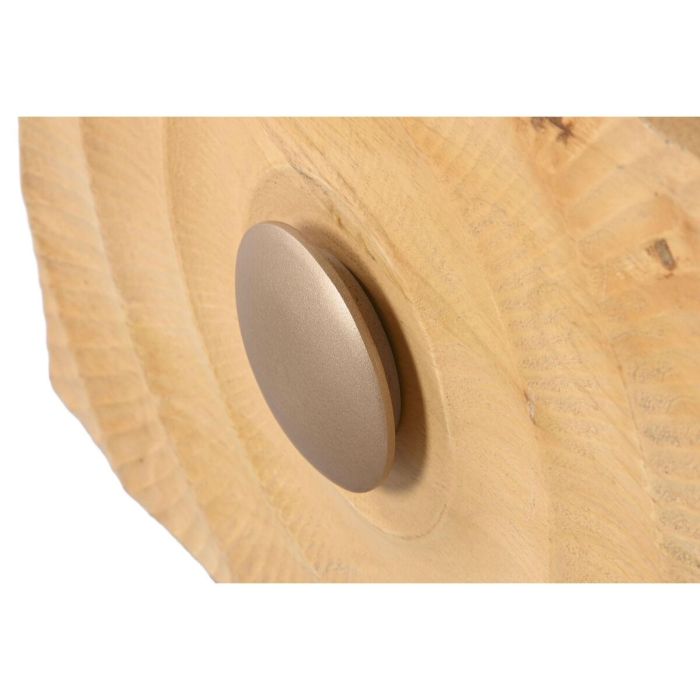 Mesita de Noche Home ESPRIT Dorado Natural 50 x 40 x 50 cm 4 Mesita de Noche Home ESPRIT Dorado Natural 50 x 40 x 50 cm 4