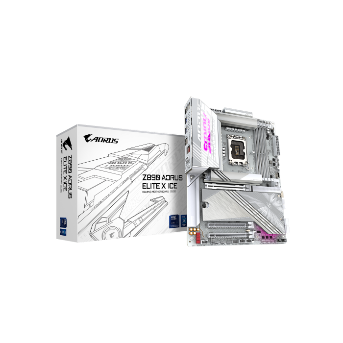 Gigabyte 9MZ89ELXE-00-10 Placa Base Z890 AORUS ELITE X ICE, Intel LGA 1851, DDR5, ATX 0 Gigabyte 9MZ89ELXE-00-10 Placa Base Z890 AORUS ELITE X ICE, Intel LGA 1851, DDR5, ATX 0