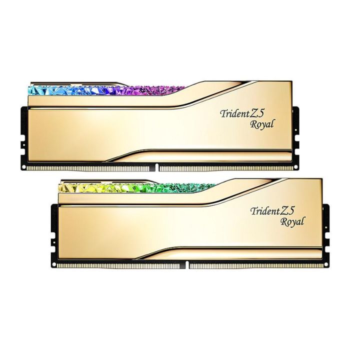 G.Skill F5-6000J2836G16GX2-TR5G Trident Z5 Royal RGB 32 GB DDR5-6000 CL28 Intel XMP 3.0 2 x 16 GB Color Oro para PC 2