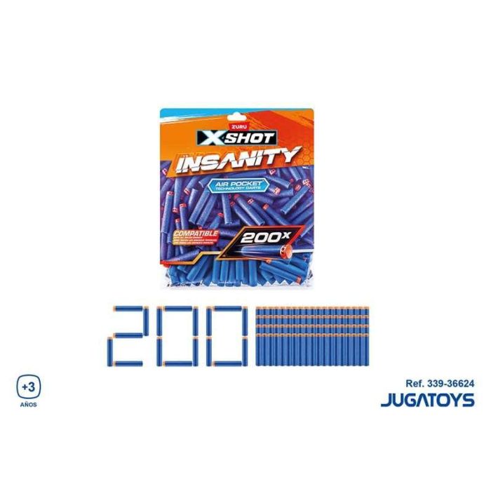 Zuru Dardos X-Shot en Bolsa 200 Unidades 2 Zuru Dardos X-Shot en Bolsa 200 Unidades 2