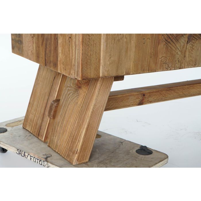 DKD Home Decor Mueble TV Estilo Alpino Natural Madera Reciclada 180x45x60 cm 3