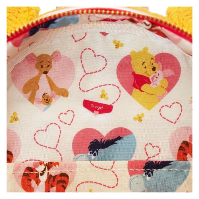 Mochila Love Letter Winnie the Pooh Disney Loungefly 26cm 6 Mochila Love Letter Winnie the Pooh Disney Loungefly 26cm 6