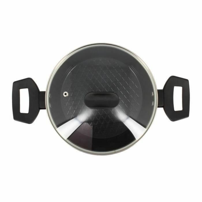 Horno holandés - MENASTYL - 6020646 - Aluminio forjado - 20 cm - Negro - Apto para todo tipo de fuegos, incluida inducción 2 Horno holandés - MENASTYL - 6020646 - Aluminio forjado - 20 cm - Negro - Apto para todo tipo de fuegos, incluida inducción 2