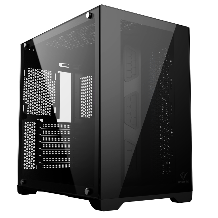 Phoenix Caja PC Gaming Zephyr Cubo - Torre ATX con Cristal Templado, Alto Airflow y Soporte GPU 380mm 0 Phoenix Caja PC Gaming Zephyr Cubo - Torre ATX con Cristal Templado, Alto Airflow y Soporte GPU 380mm 0