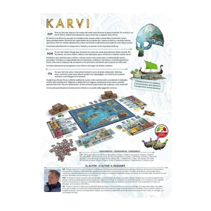 Devir Karvi Juego de Mesa Vikingo Estrategia Rol 2-4 Jugadores 120 Minutos 2 Devir Karvi Juego de Mesa Vikingo Estrategia Rol 2-4 Jugadores 120 Minutos 2