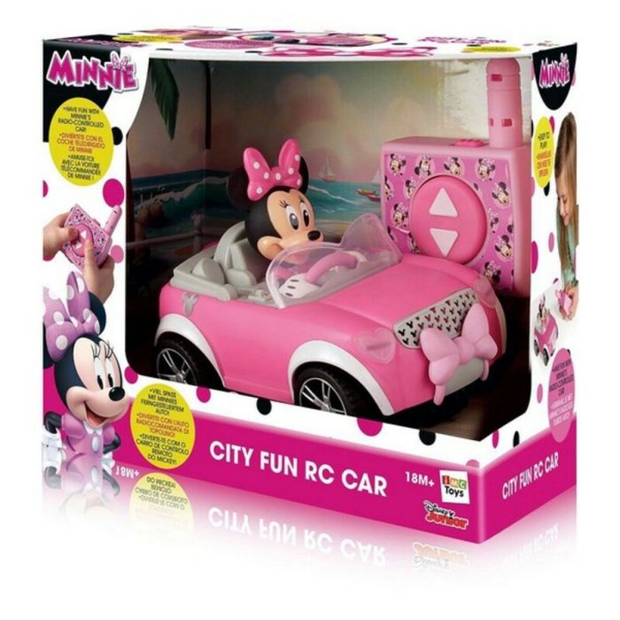 Coche Radio Control Minnie Mouse City Fun Rosa Coche Radio Control Minnie Mouse City Fun Rosa