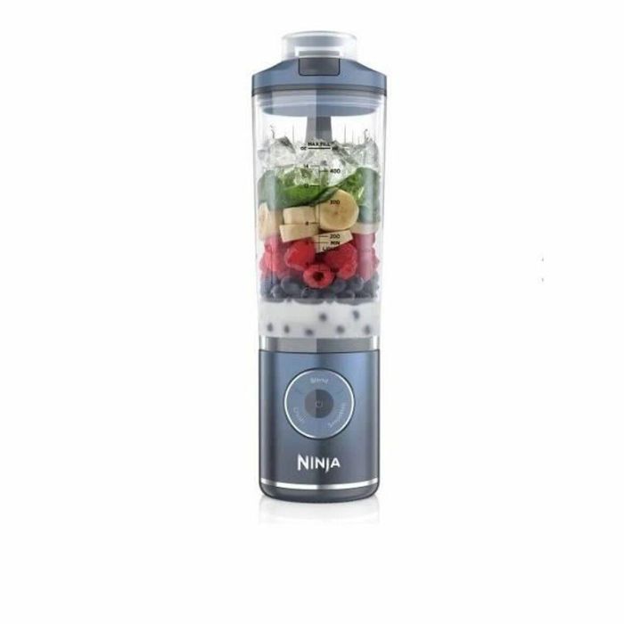 Ninja BC251EUNV Licuadora portátil Blast Max 530 ml - 2 horas autonomía, sin cable, sin BPA - Azul