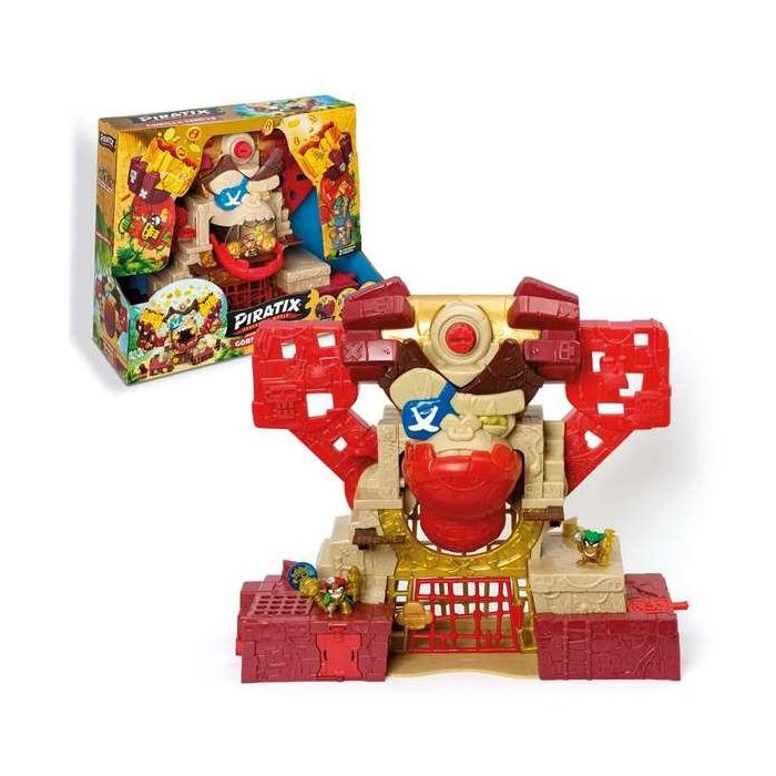 Magic Box Templo Gorila Piratix S Incluye 4 Monedas, 1 Totem, 2 Piratix Exclusivos y 3 Accesorios. 47.5x36.6x16.5 cm 1 Magic Box Templo Gorila Piratix S Incluye 4 Monedas, 1 Totem, 2 Piratix Exclusivos y 3 Accesorios. 47.5x36.6x16.5 cm 1
