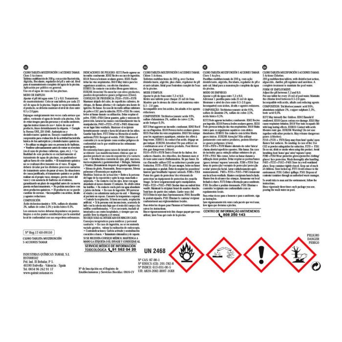 Edm Cloro tabletas 5 acciones 5kg - Multifunción desinfectante, clarificante y algicida para piscinas 2