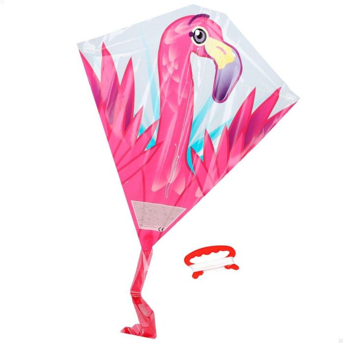 Cometa Eolo Ready to fly Flamenco rosa 59 x 55 cm 24 Unidades 4 Cometa Eolo Ready to fly Flamenco rosa 59 x 55 cm 24 Unidades 4