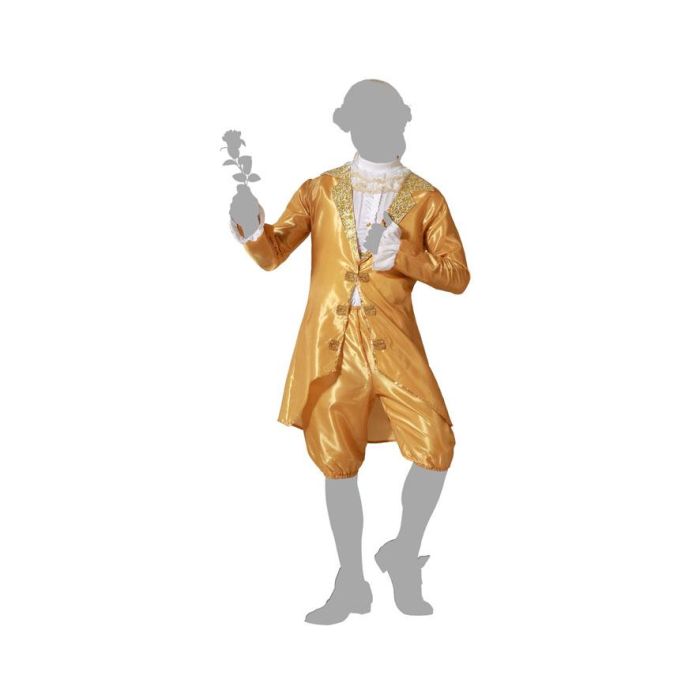Disfraz Cortesano Barroco Dorado Hombre Adulto XXL 4 Disfraz Cortesano Barroco Dorado Hombre Adulto XXL 4
