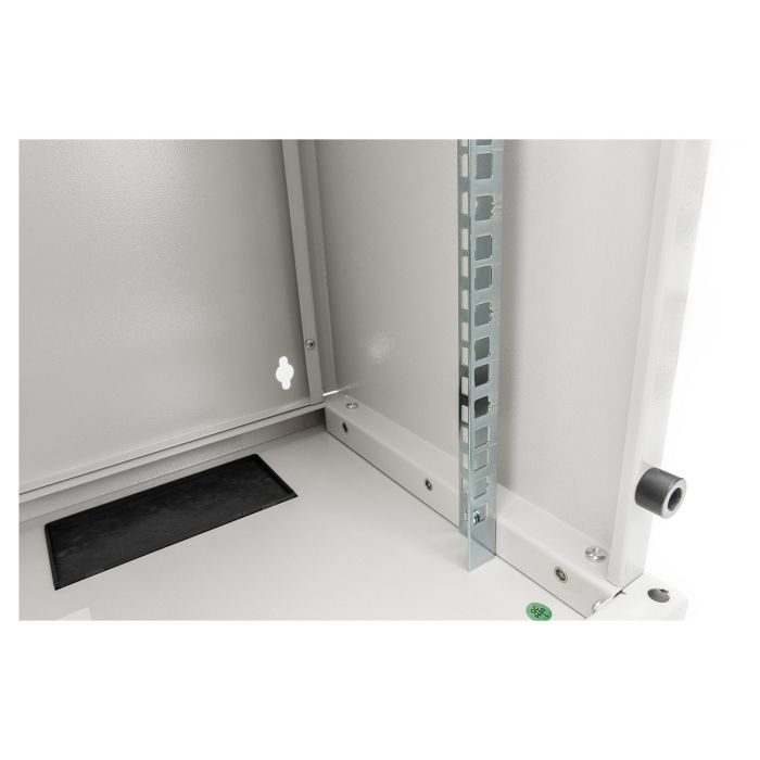 Digitus Carcasa Mural Compacta 9HE 254mm 10" con Puerta de Cristal Gris 4