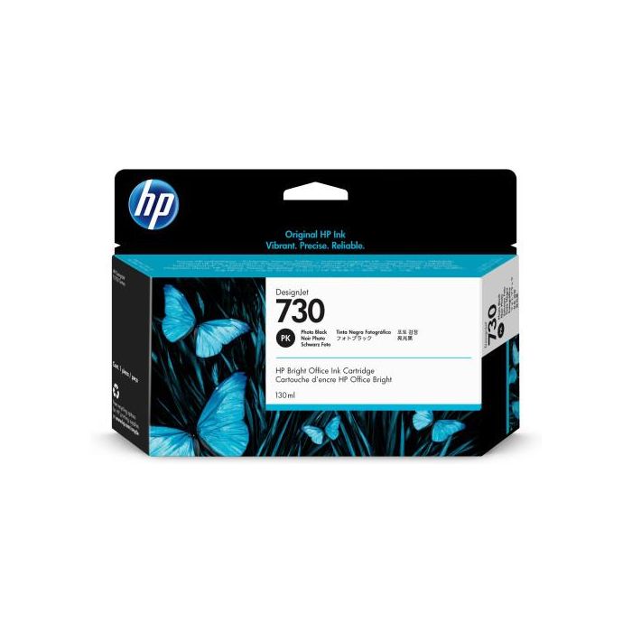 HP Cartucho de tinta DesignJet 730 negro fotográfico de 130 ml 1