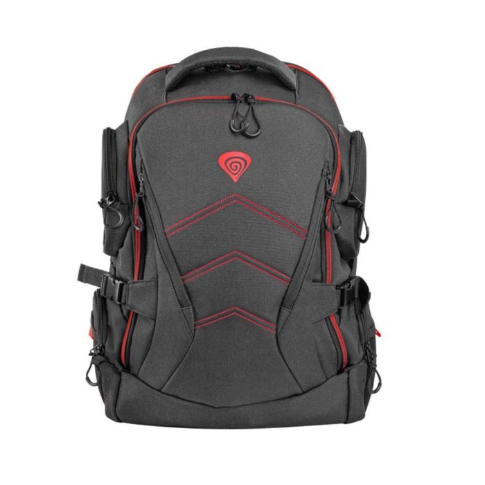 GENESIS Pallad 550 Mochila Gaming para Portátiles 17.3 pulgadas, Negro Rojo, Resistente al Agua y Golpes, con Múltiples Compartimentos GENESIS Pallad 550 Mochila Gaming para Portátiles 17.3 pulgadas, Negro Rojo, Resistente al Agua y Golpes, con Múltiples Compartimentos