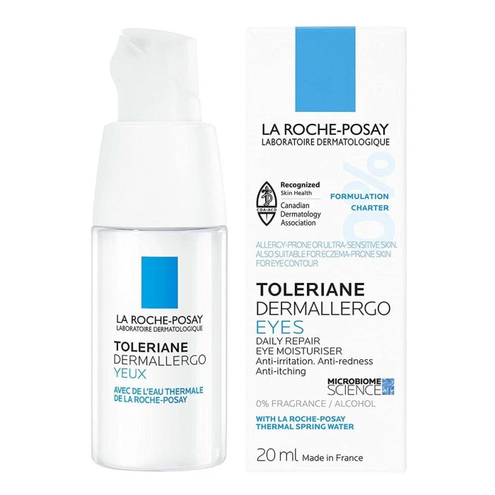 La Roche Posay TOLERIANE DERMALLERGO Tratamiento Contorno Ojos Hidratante y Calmante Pieles Alérgicas y Sensibles 20 ml
