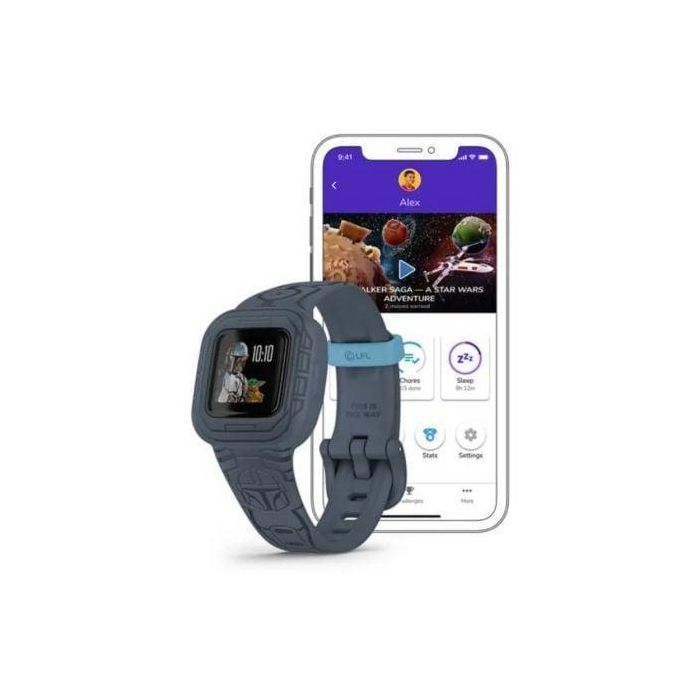 Pulsera Smartband Garmin Vívofit jr. 3 Star Wars The Mandalorian/ Gris