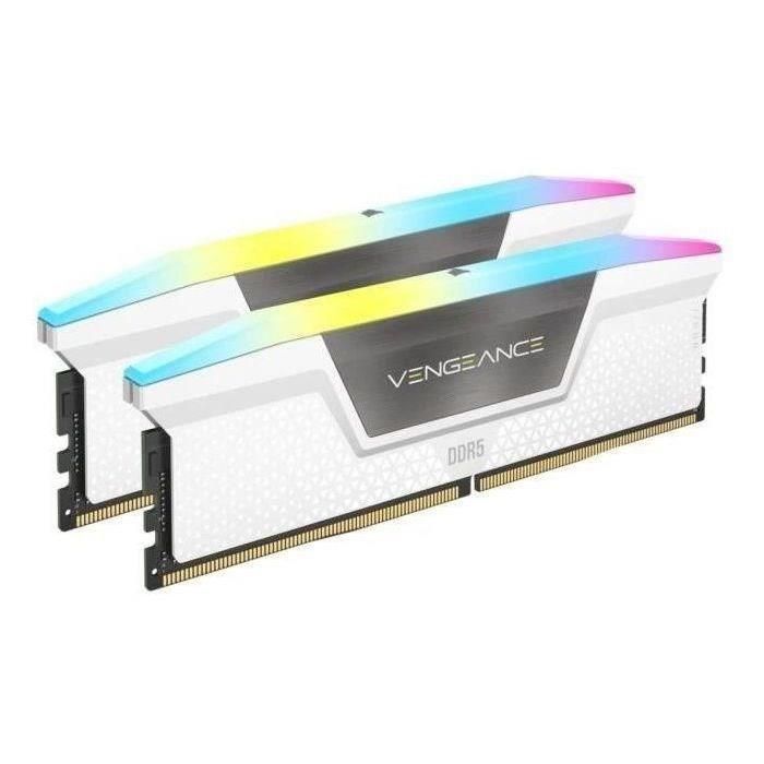 Corsair Revenge RGB DDR5 - 32GB 2x16GB DIMM - 6200MHz - Sin toparte, 36-39-39-76, STD PMIC, XMP 3.0 Corsair Revenge RGB DDR5 - 32GB 2x16GB DIMM - 6200MHz - Sin toparte, 36-39-39-76, STD PMIC, XMP 3.0