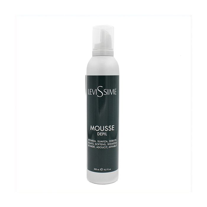 Levissime Mousse Depilatoria 300ml - Retarda Crecimiento Capilar, Hidrata y Suaviza la Piel