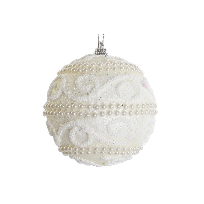DKD Home Decor Decoración Colgante Navidad Moderna Blanco Porexpan 8 x 8 x 8 cm (12 Unidades) 1 DKD Home Decor Decoración Colgante Navidad Moderna Blanco Porexpan 8 x 8 x 8 cm (12 Unidades) 1
