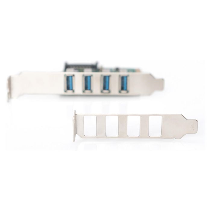 Digitus Tarjeta 4 Puertos USB 3.0 PCI Express Interna con Conexión Cableada y Velocidad de 5000 Mbit/s 3