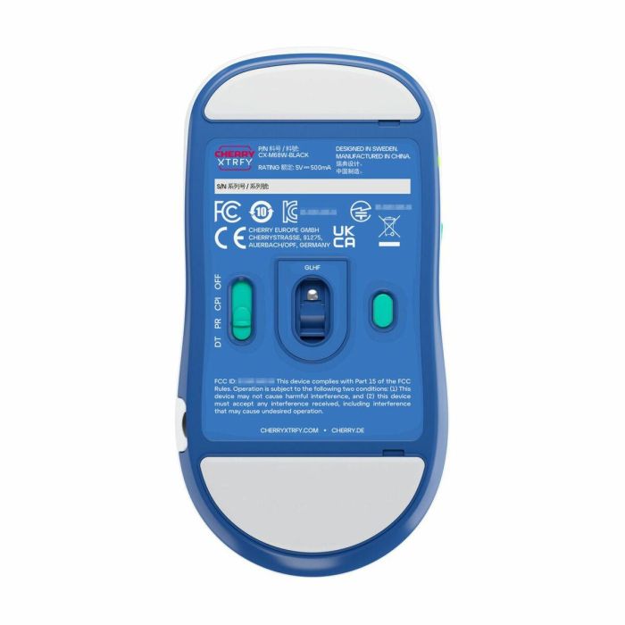 XTRFY M68 WIRELESS Ratón inalámbrico para juegos ultraligero simétrico 2.4 GHz Blanco XTR1731630576004 17