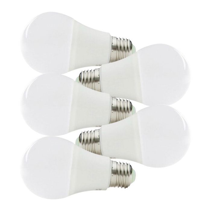 Pack 5 Bombillas LED E27 9W 810Lm 6000ºK 40.000H [HO-ED-B3-E27-9W-CW-PK5-AP] 2