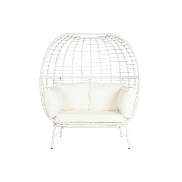 Sillon Terraza Y Jardin DKD Home Decor Blanco 68 x 146 x 130 cm 6 Sillon Terraza Y Jardin DKD Home Decor Blanco 68 x 146 x 130 cm 6