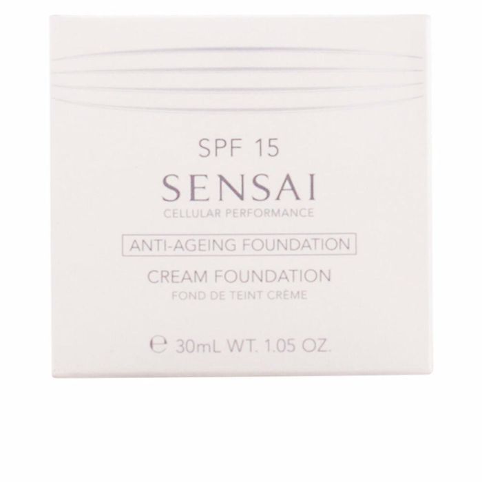 Sensai Base de Maquillaje en Crema #CF22 Beige Natural 30 ml – Antiedad, SPF 15, Unifica el Tono, Disimula Manchas 3