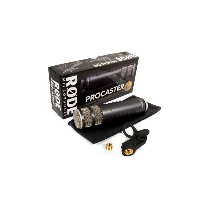 RODE Procaster Micrófono Dinámico para Retransmisión, Sonido Broadcast de Alta Calidad, Construcción Metálica Robusta