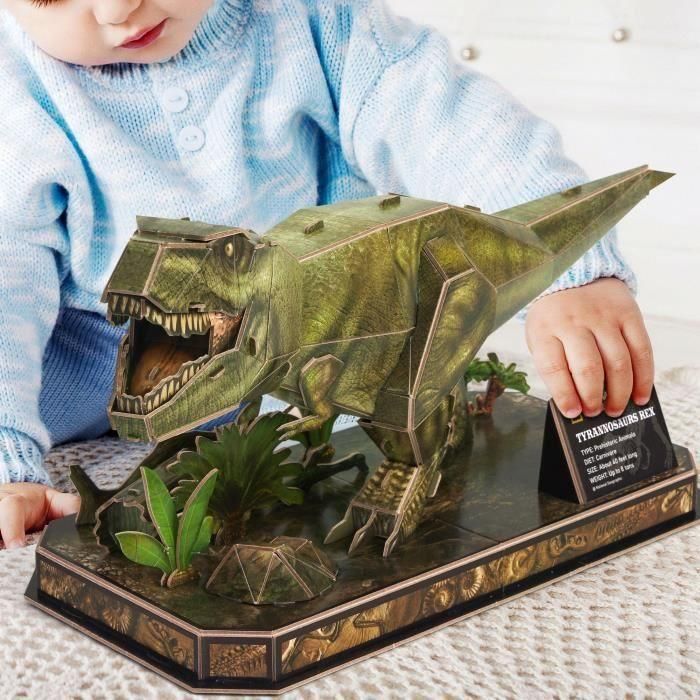 Puzzle 3D - T-Rex - Juego de construcción - EXPLORA - Dinosaurio - 52 piezas - A partir de 8 años 1 Puzzle 3D - T-Rex - Juego de construcción - EXPLORA - Dinosaurio - 52 piezas - A partir de 8 años 1