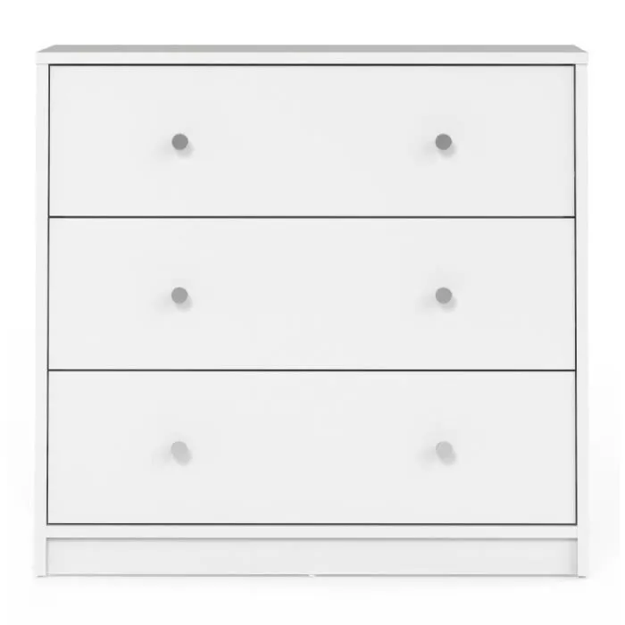 FINLANDEK FIN7033249 Cómoda para dormitorio TYYLIKÄS, estilo contemporáneo, decoración blanca, L 72 cm 1