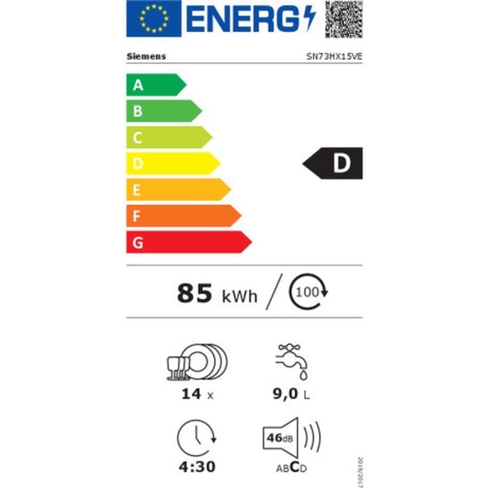 Lavavajillas Siemens AG SN73HX15VE 60 cm 1