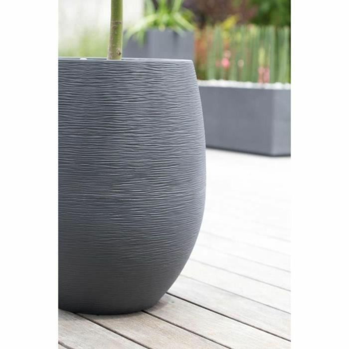 EDA Round Pot Graphit Ø50cm - Capacidad 53L - Anthracite Gray 1