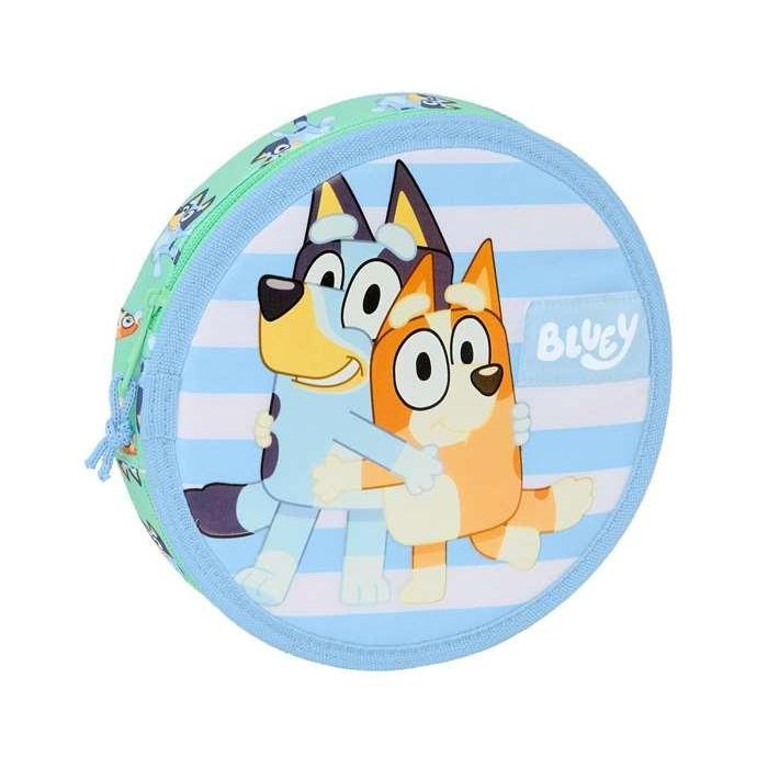 Safta Plumier Redondo 18 Piezas Bluey "Sisters" 21x3,5 Cm 0 Safta Plumier Redondo 18 Piezas Bluey "Sisters" 21x3,5 Cm 0